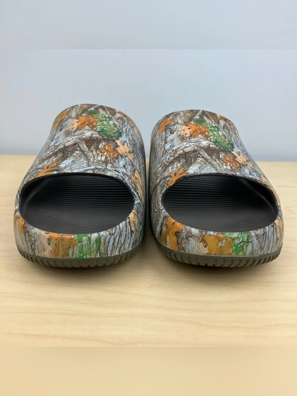 Nike Men’s Size 13.0 Clam Slide Sandals Realtree Camouflage Slip On Chunky